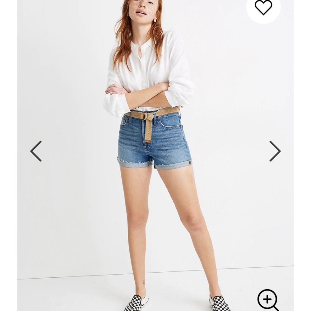 Madewell High Rise Denim Shorts